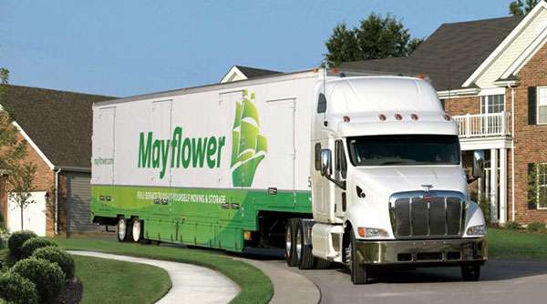 Mayflower moving van