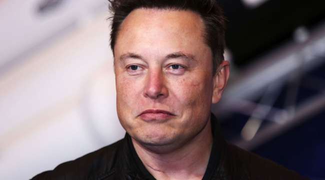 Elon Musk arrives at the Axel Springer Award ceremony in Germany on Dec. 1. (Liesa Johannssen-Koppitz/Bloomberg News)