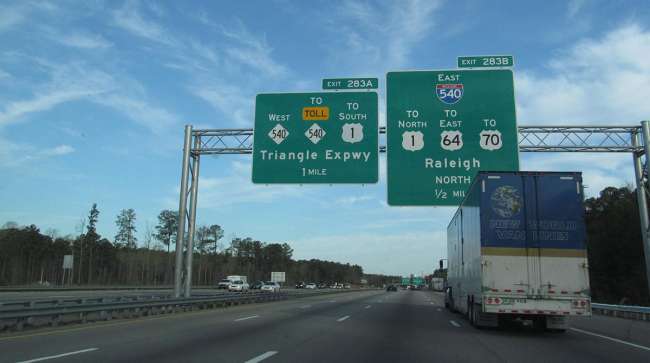 I-40 in North Carolina