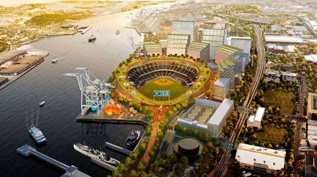 Proposed Oakland ballpark