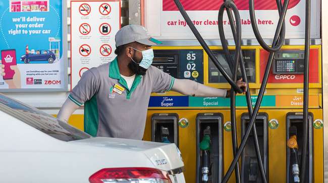 pumping gas in UAE