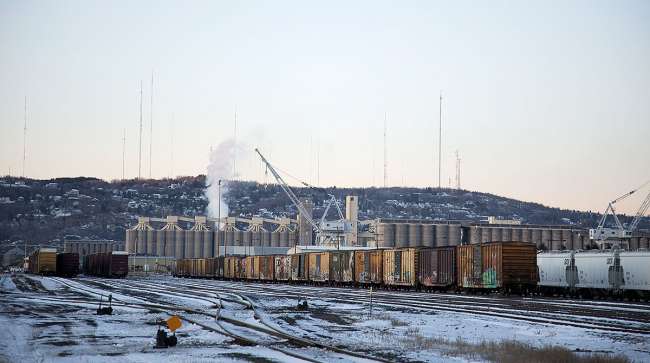 Railyard at Port Duluth