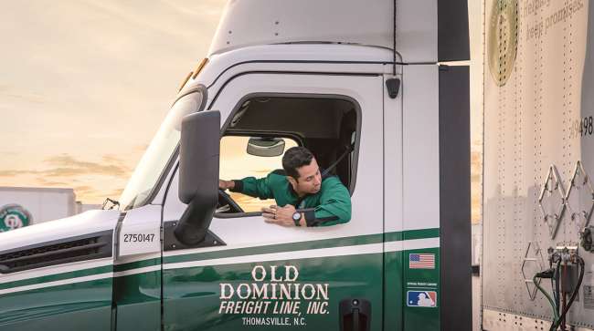 Old Dominion Freight Line driver