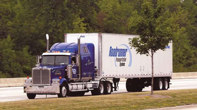 Roadrunner Transportation Systems truck