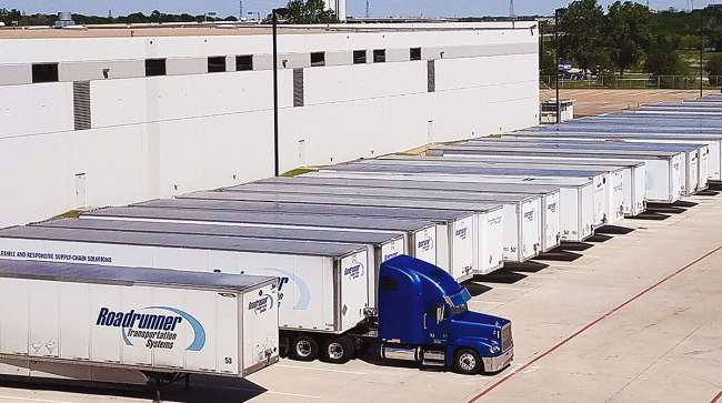Roadrunner Transportation Systems trailers
