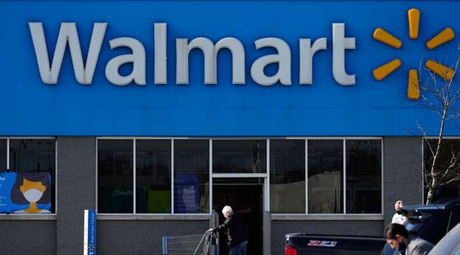 A Walmart store in Rolling Meadows, Ill., is seen from its parking lot on Nov. 5.