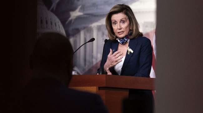House Speaker Nancy Pelosi said the burden was on President Trump to push forward on stimulus negotiations.