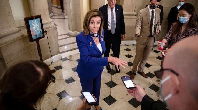 Nancy Pelosi has reportedly rebuffed White House proposals for short-term stopgap measures.