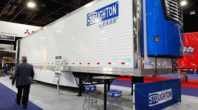 Stoughton's refrigerated PureBlue trailer