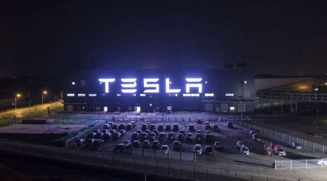 The Tesla Gigafactory in Shanghai, China.
