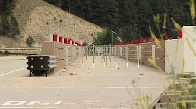 A containment system for runaway trucks in Wyoming.