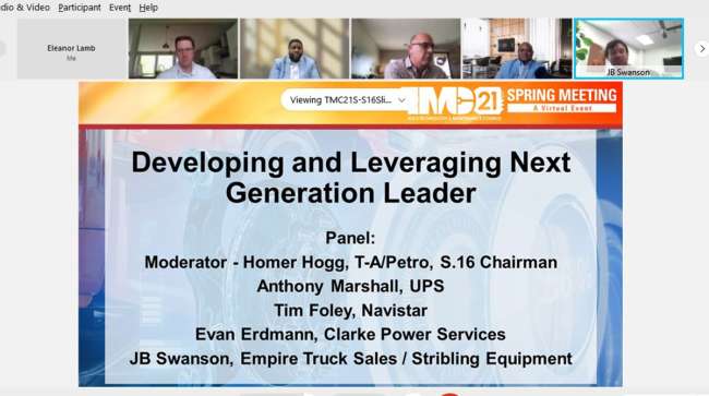 Screenshot of Mentorship session - 2021 TMC Spring Meeting
