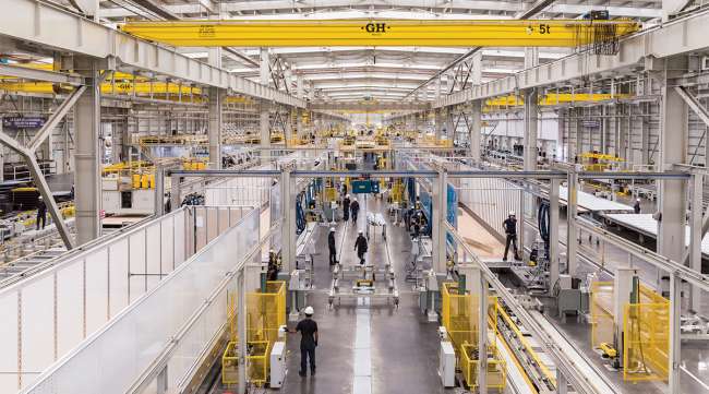 A Hyundai Translead manufacturing plant