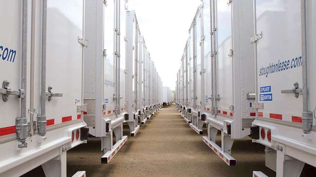 Stoughton trailers at Wisconsin plant