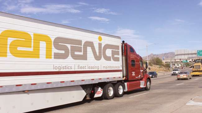 Transervice Logistics truck
