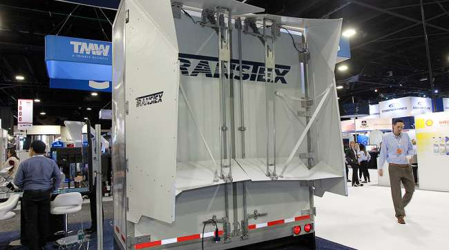 Transtex trailer tail on exhibit