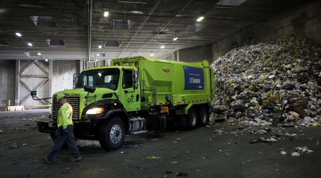 GFL Environmental Inc. garbage truck