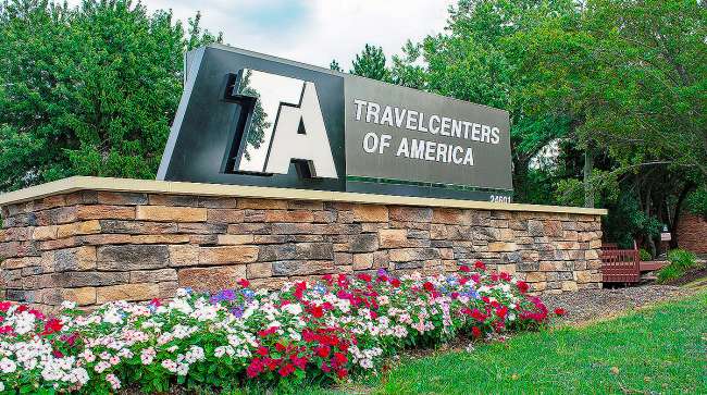 TravelCenters of America sign