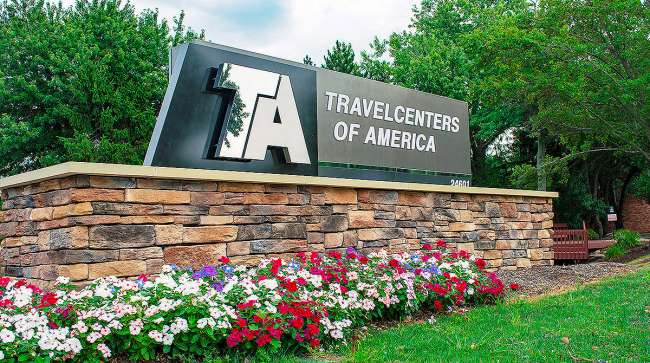 TravelCenters of America sign
