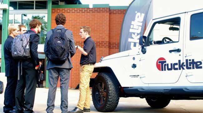 Truck-Lite recruiter at Penn State Behrend