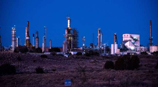 A Gallup, New Mexico, refinery.