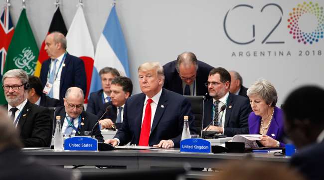 President Trump at the G20 Summit in Argentina