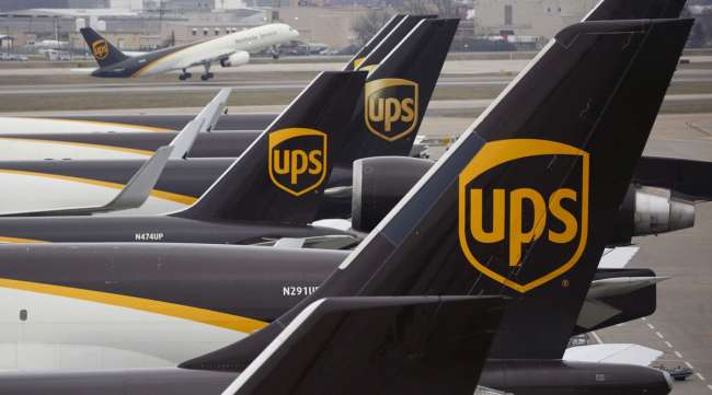 UPS can make as much as 1,200 pounds of dry ice an hour near its Worldport air hub.