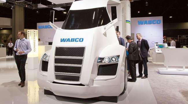 Wabco booth at 2018 event