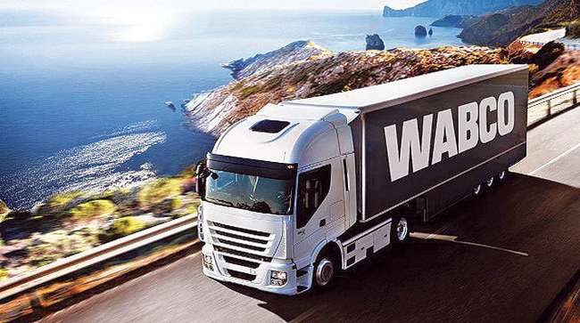 Wabco truck on road
