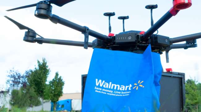Walmart has started testing drone deliveries in Fayetteville, N.C.