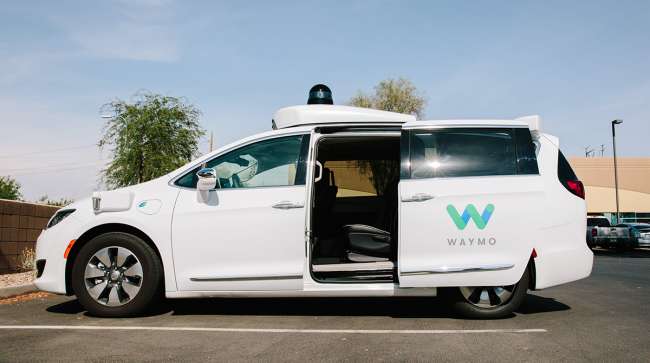 Waymo-equipped Chrysler Pacifica undergoes testing