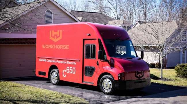 The Workhorse C650 electric step van. (Workhorse Group)