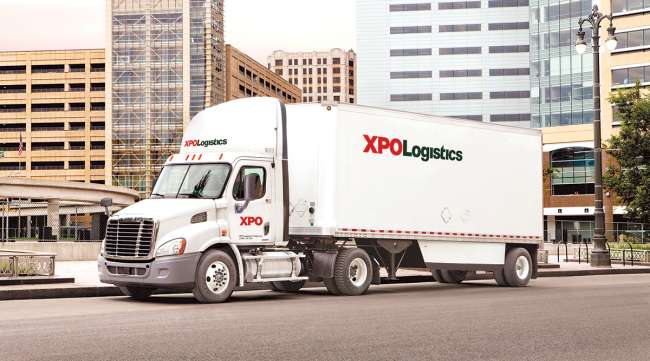 An XPO Logistics truck