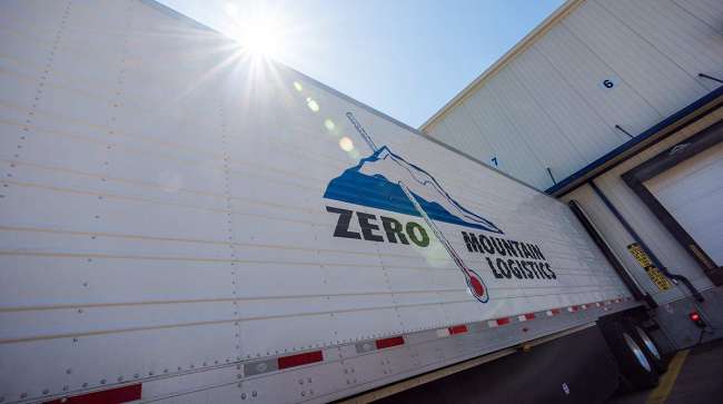 Zero Mountain trailer at a loading dock