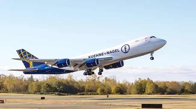 A Kuehne & Nagle aircraft