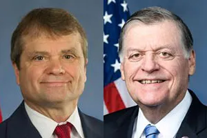Reps. Mike Quigley (left), Tom Cole