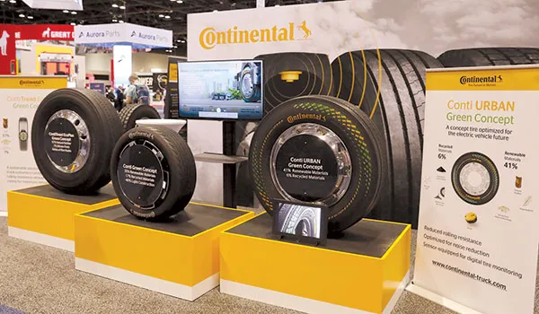 Continental tire display