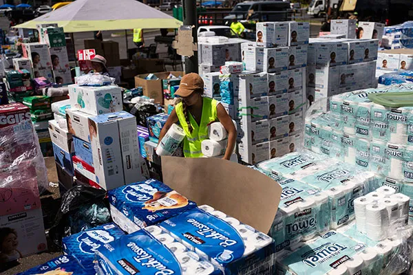 Supplies in Hawaii after wildfires