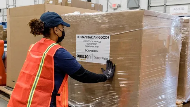 Amazon humanitarian goods