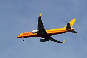 A DHL Group cargo plane