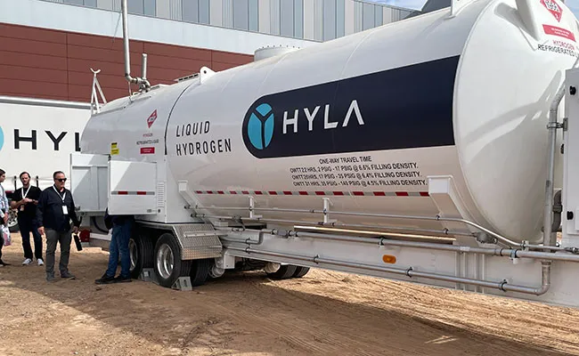 Nikola hydrogen fuel tank