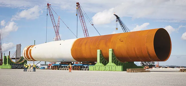 Components for Coastal Virginia Offshore Wind project