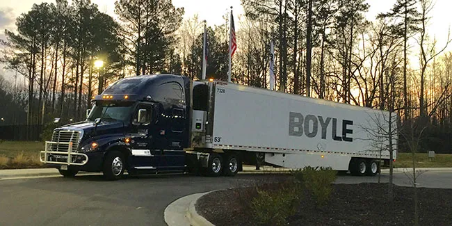Boyle Transportation truck