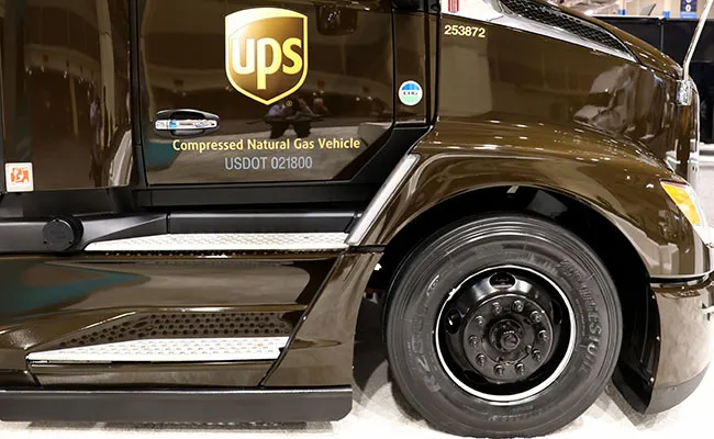 UPS truck powered by CNG