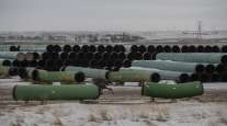 Pipes for the Keystone XL pipeline