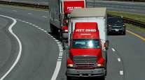 Pitt Ohio Trucks on Interstate 68 in Maryland