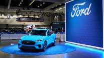 A 2022 Ford Mustang Mach-E electric SUV