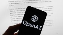  The OpenAI logo on a mobile phone
