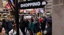 Shoppers in N.Y.