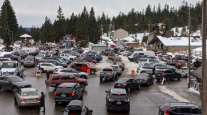 Mount Hood Rest Area parking lot